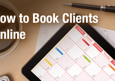 how to book clients online